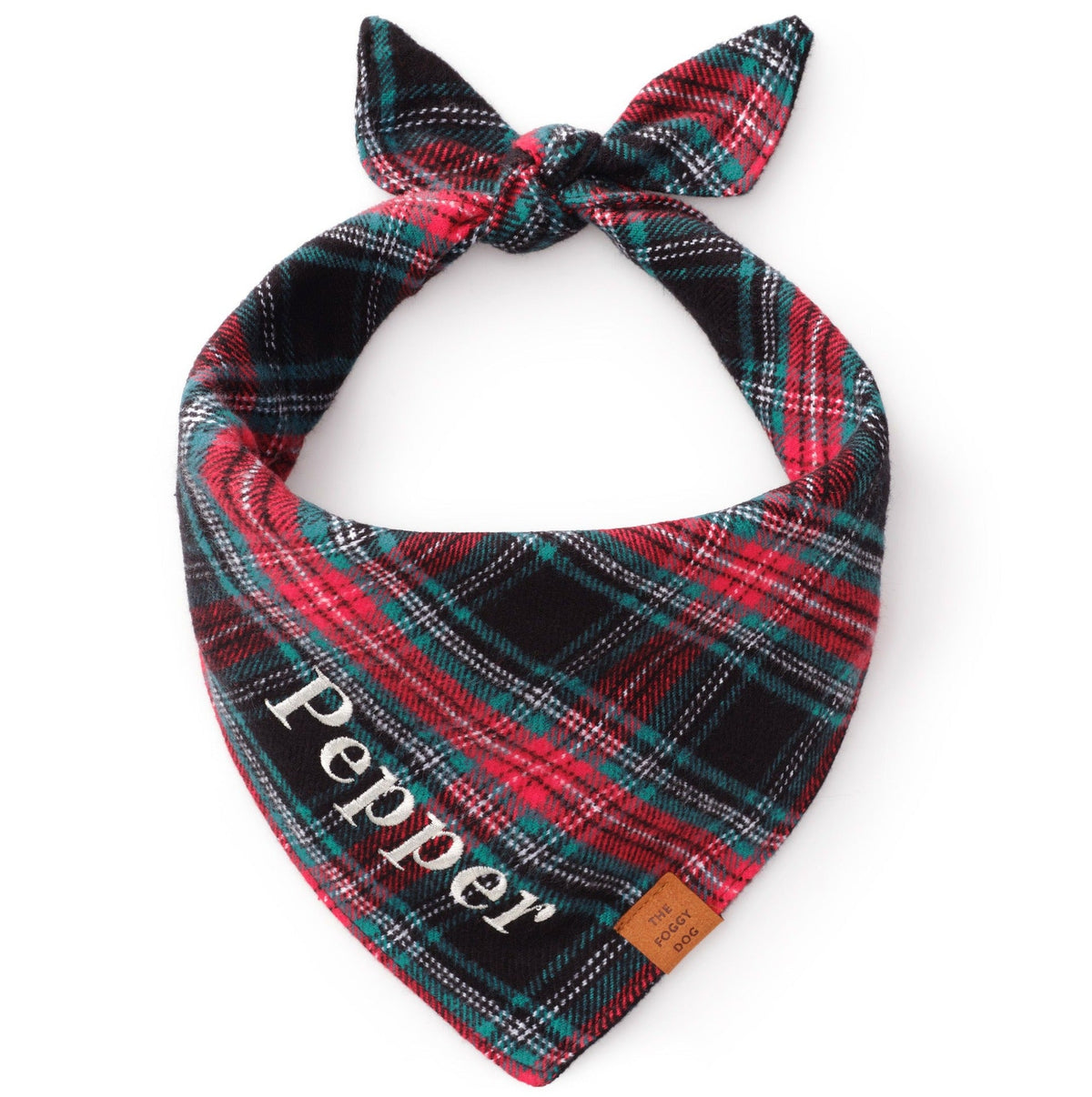 Draper James x TFD Georgia Plaid Dog Bandana