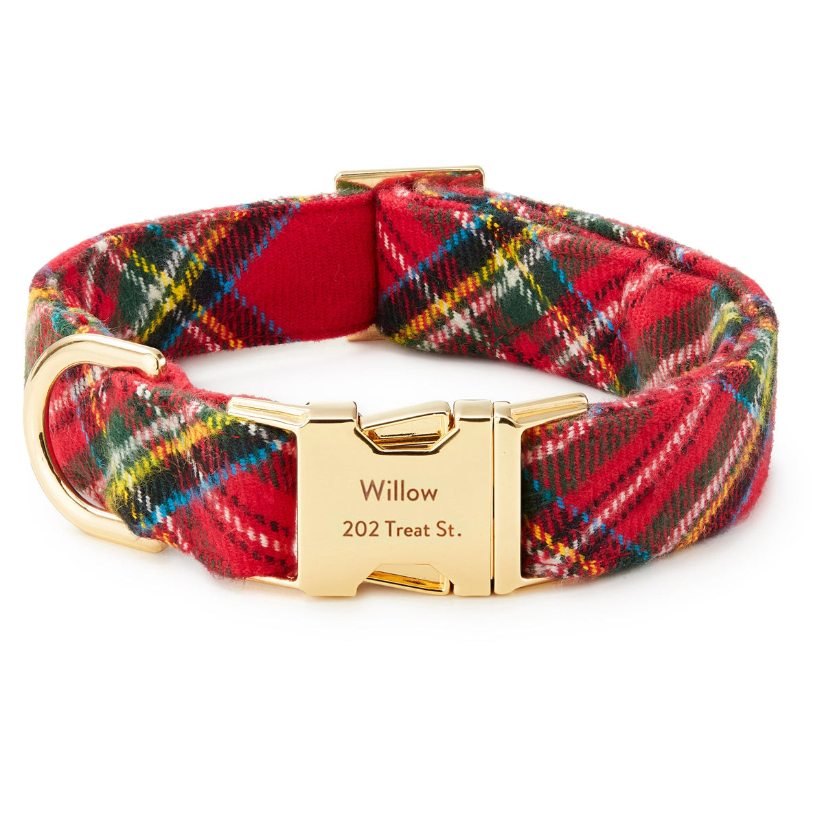 Tartan Plaid Flannel Dog Collar