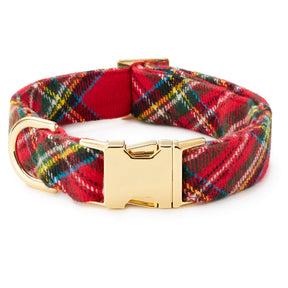 Tartan Plaid Flannel Bow Tie Collar