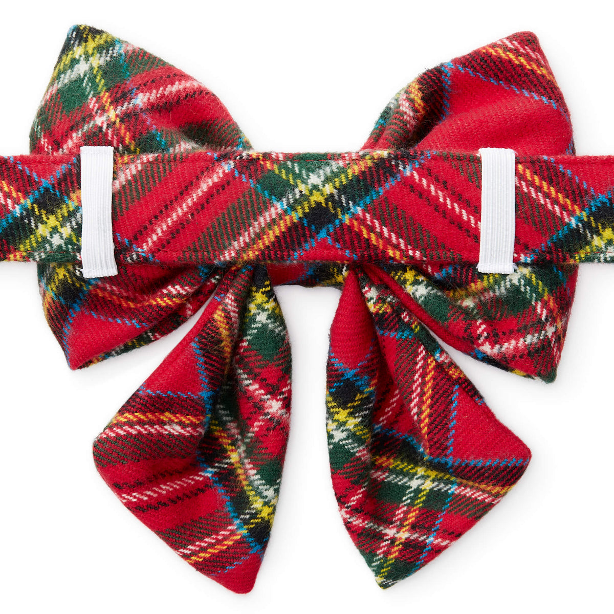 Tartan Plaid Flannel Lady Bow Collar