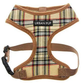 Brown Tartan Designer Dog Harness