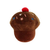 Chocolate Pupcake Plush & Squeaky Dog Toy