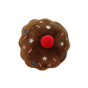 Chocolate Pupcake Plush & Squeaky Dog Toy