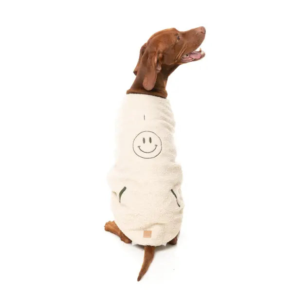 FuzzYard Nara Reversible Dog Jacket - Beige