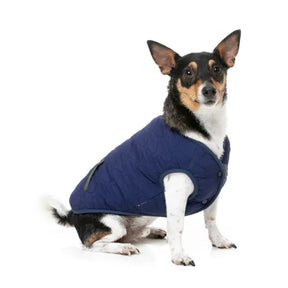 FuzzYard Nara Reversible Dog Jacket - Dark Moss