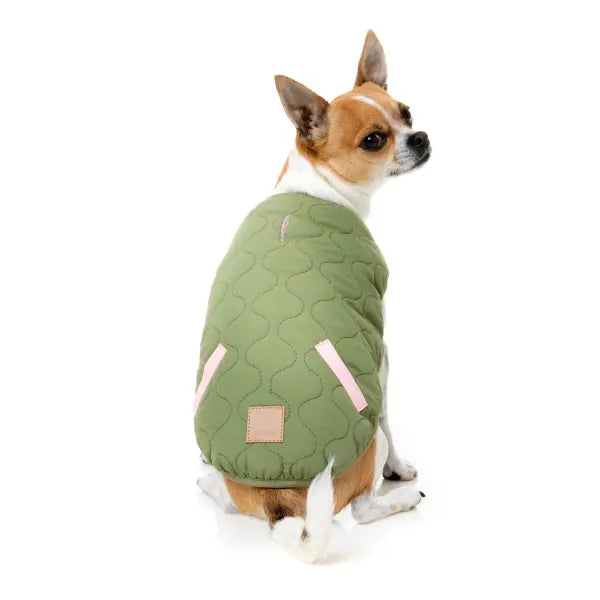 FuzzYard Nara Reversible Dog Jacket - Pink