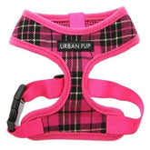 Hot Pink Tartan Dog Harness