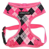 Pink Argyle Dog Harness