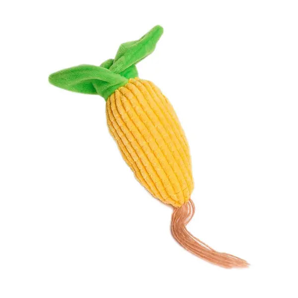 Sweet Corn Cob Plush and Squeaky Dog Toy